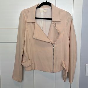 Peach Jacket Moto style Sophie Rue